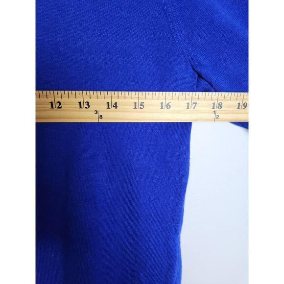 Tyler Boe Color Block Tunic Sweater sz S blue/black Careerwear Lagenlook Cowl - Picture 7 of 8